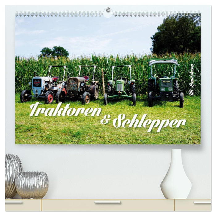 Tractors and tugs (CALVENDO Premium Wall Calendar 2024) 