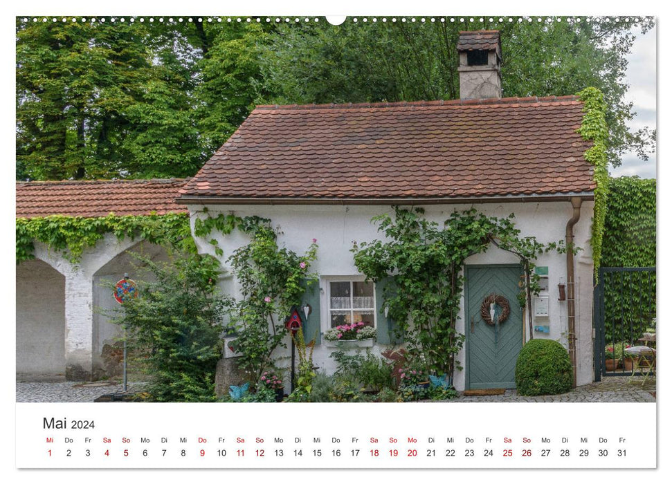 Schrobenhausen - Lenbachstadt in the asparagus country (CALVENDO wall calendar 2024) 