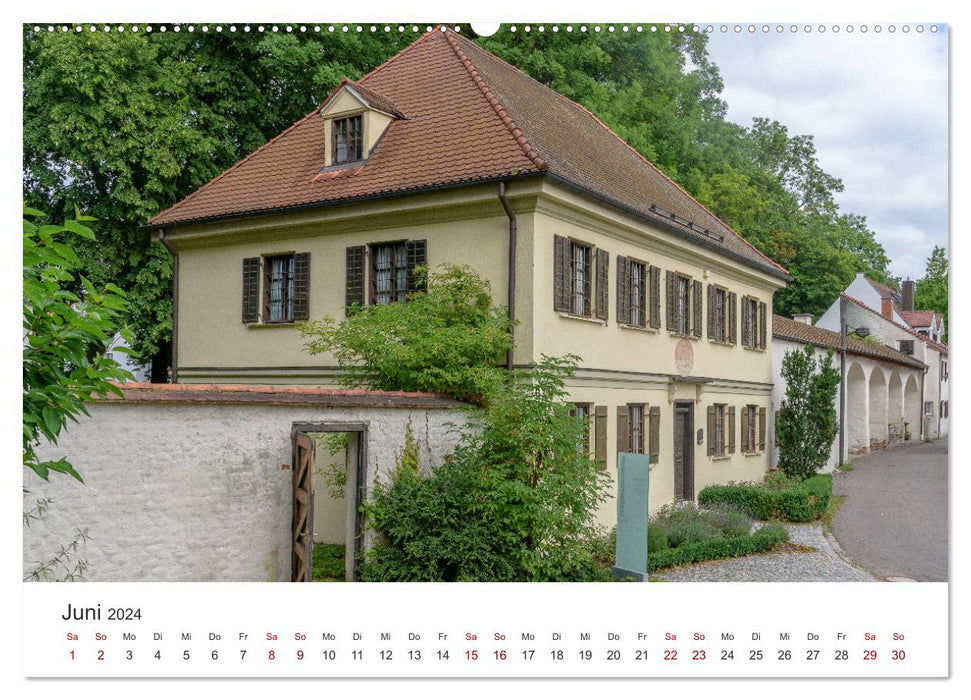 Schrobenhausen - Lenbachstadt in the asparagus country (CALVENDO wall calendar 2024) 