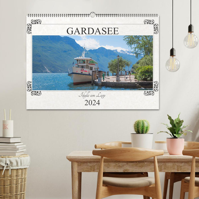 Lac de Garde - Idylle sur le lac 2024 (Calendrier mural CALVENDO 2024) 