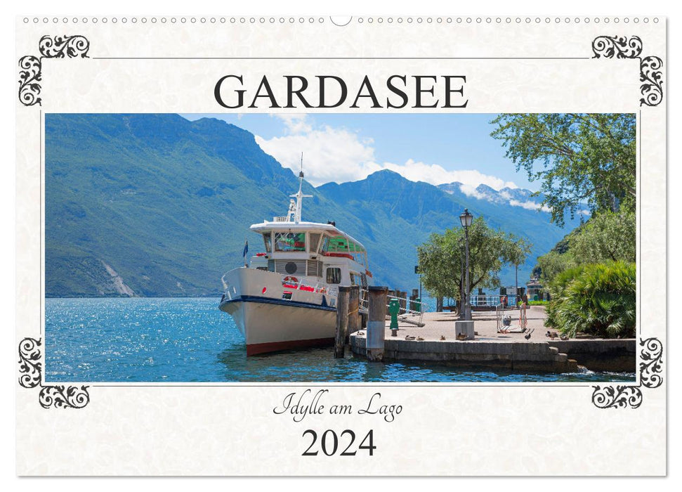 Gardasee - Idylle am Lago 2024 (CALVENDO Wandkalender 2024)