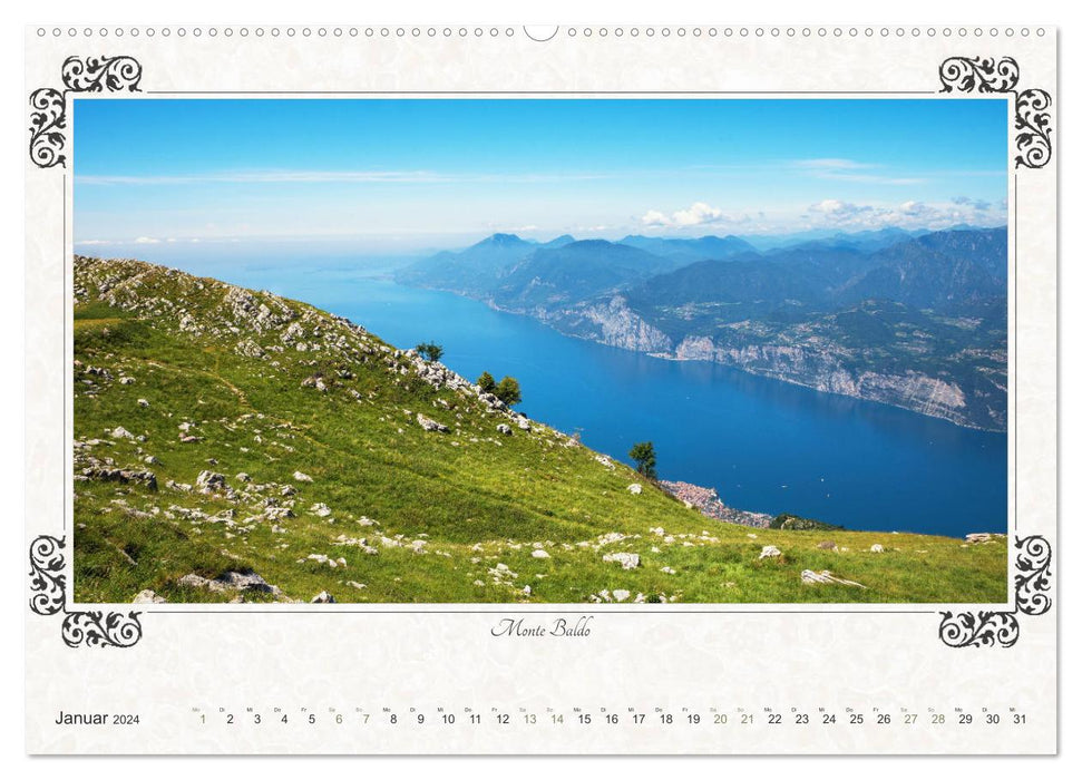 Lac de Garde - Idylle sur le lac 2024 (Calendrier mural CALVENDO 2024) 