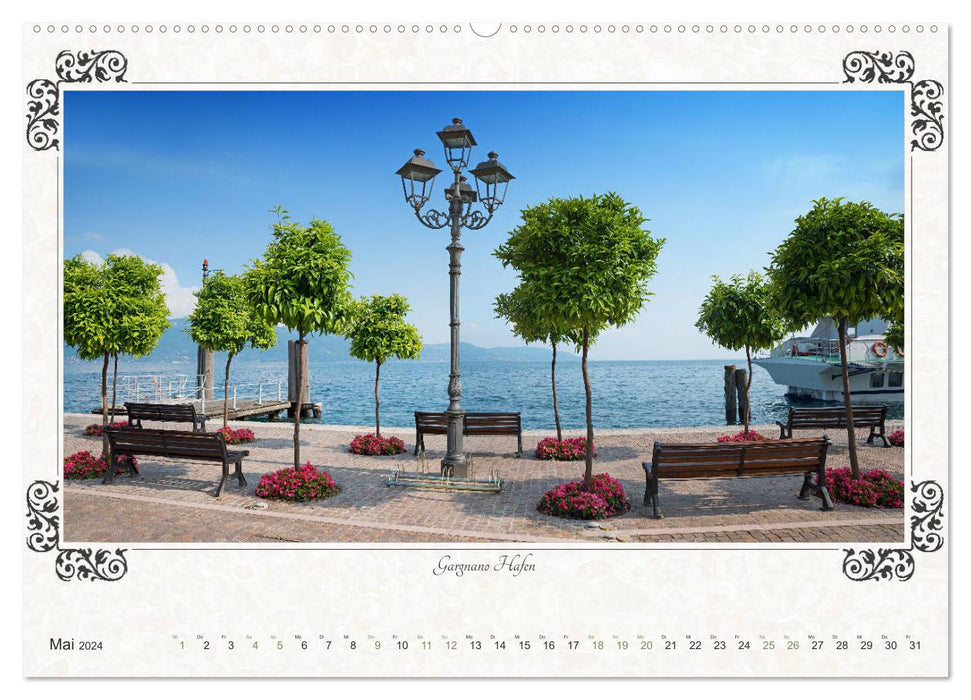 Lac de Garde - Idylle sur le lac 2024 (Calendrier mural CALVENDO 2024) 