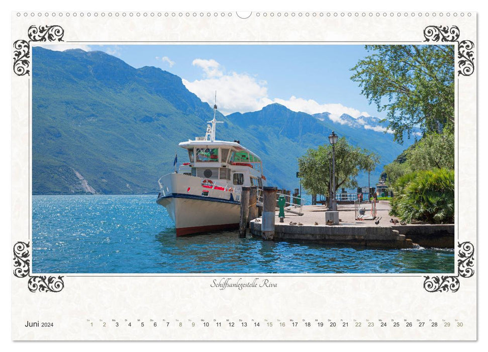 Lake Garda - Idyll on Lake 2024 (CALVENDO wall calendar 2024) 