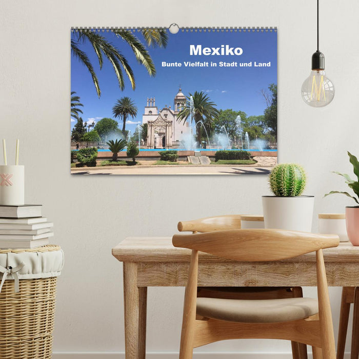 Mexico - Colorful diversity in city and country (CALVENDO wall calendar 2024) 