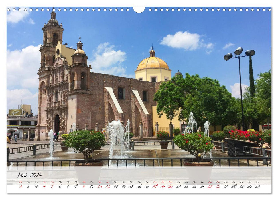 Mexico - Colorful diversity in city and country (CALVENDO wall calendar 2024) 