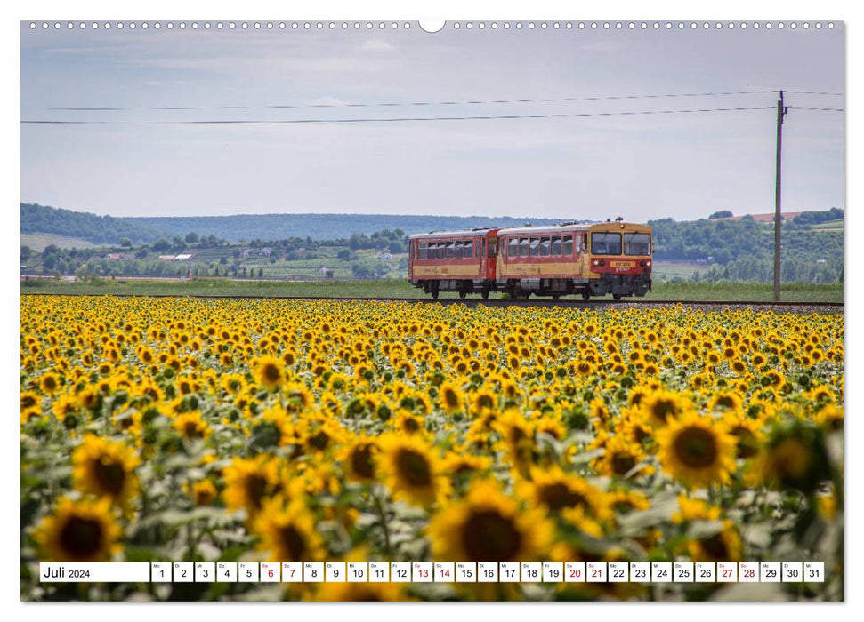 Eisenbahn in Ungarn (CALVENDO Premium Wandkalender 2024)