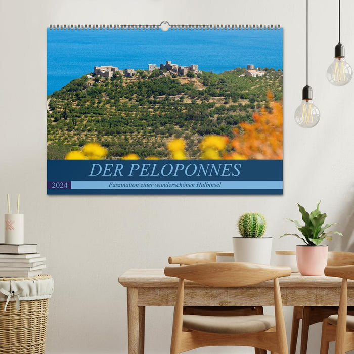 DER PELOPONNES (CALVENDO Wandkalender 2024)