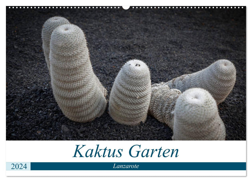 Kaktus Garten Lanzarote (CALVENDO Wandkalender 2024)