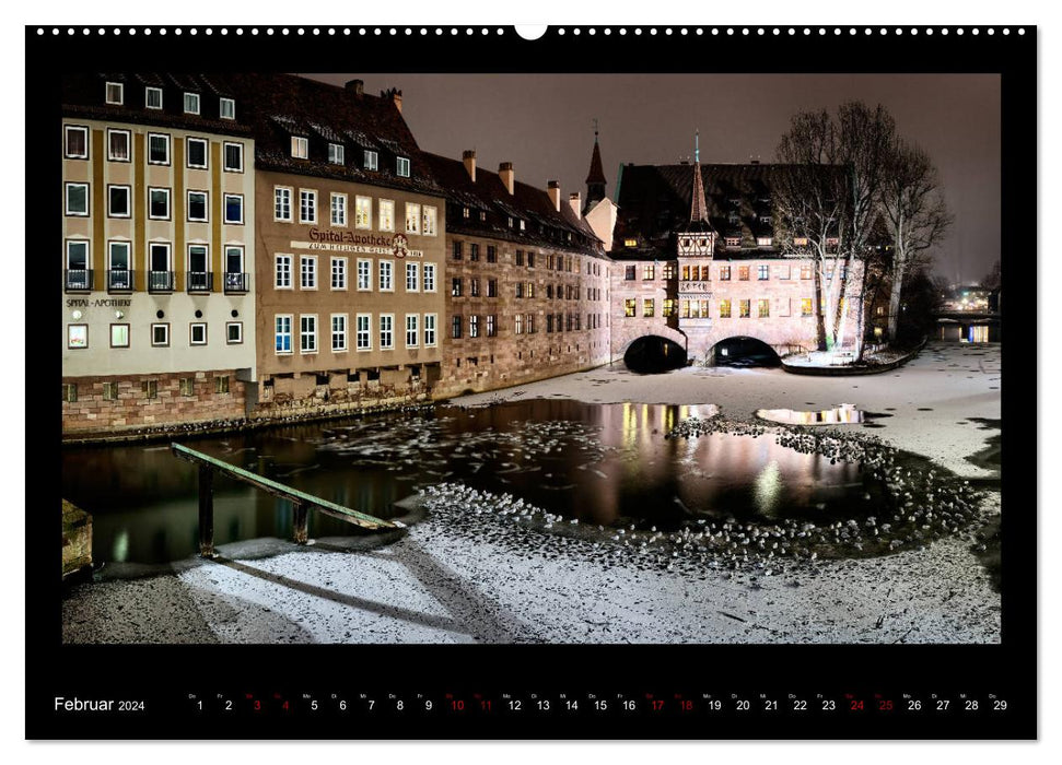 Historisches Nürnberg (CALVENDO Premium Wandkalender 2024)