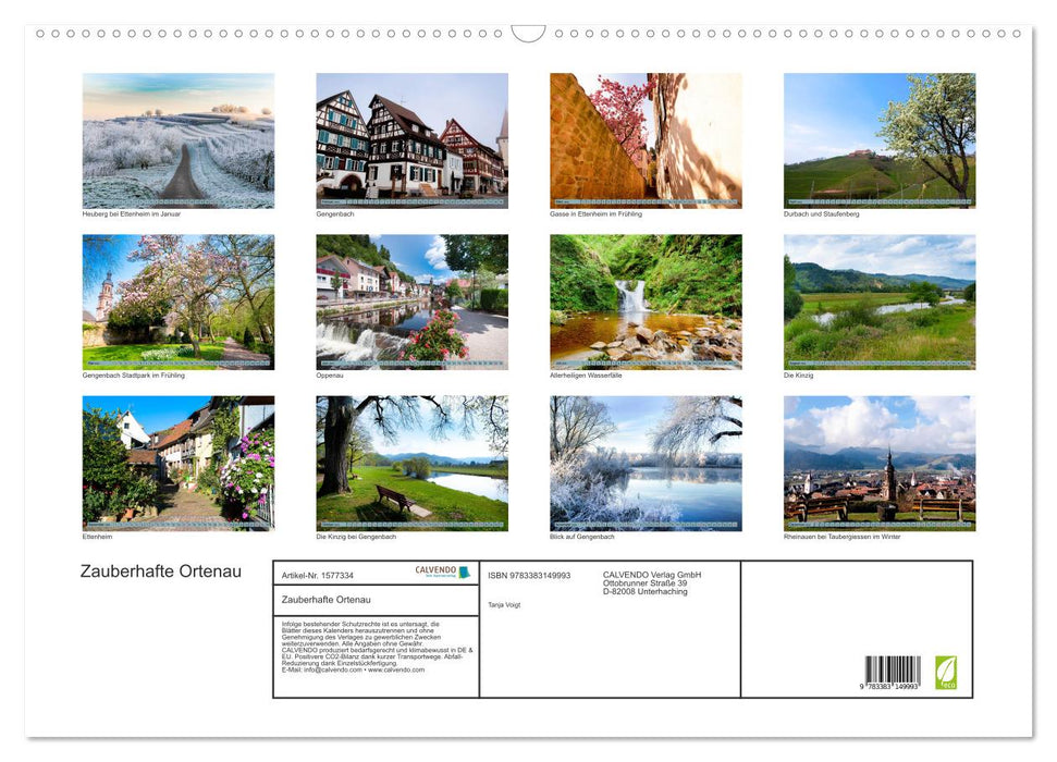 Magical Ortenau (CALVENDO wall calendar 2024) 