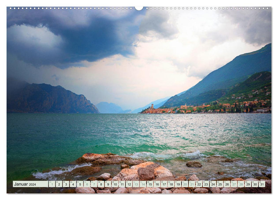 Gardasee - Perle Italiens 2024 (CALVENDO Premium Wandkalender 2024)