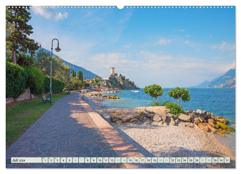 Gardasee - Perle Italiens 2024 (CALVENDO Premium Wandkalender 2024)