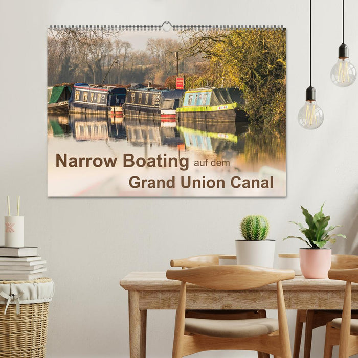Narrow Boating on the Grand Union Canal (CALVENDO Wall Calendar 2024) 