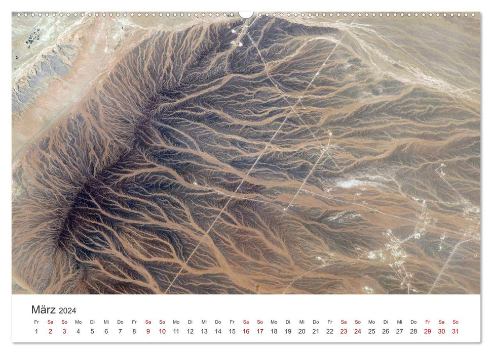 Satellitenbilder - Spektakuläre Aufnahmen aus dem Weltall (CALVENDO Wandkalender 2024)