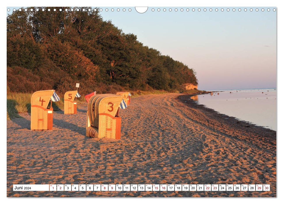 Baltic Sea resort Poel Island (CALVENDO wall calendar 2024) 
