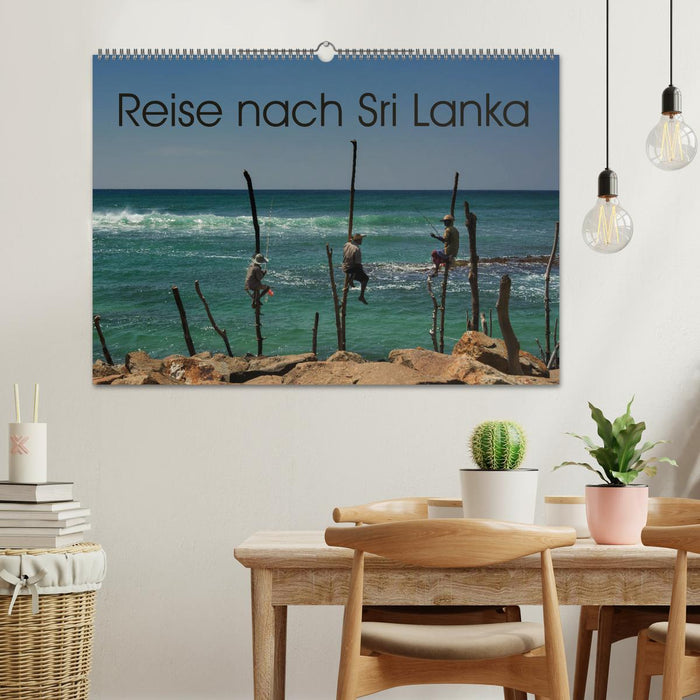 Reise nach Sri Lanka (CALVENDO Wandkalender 2024)