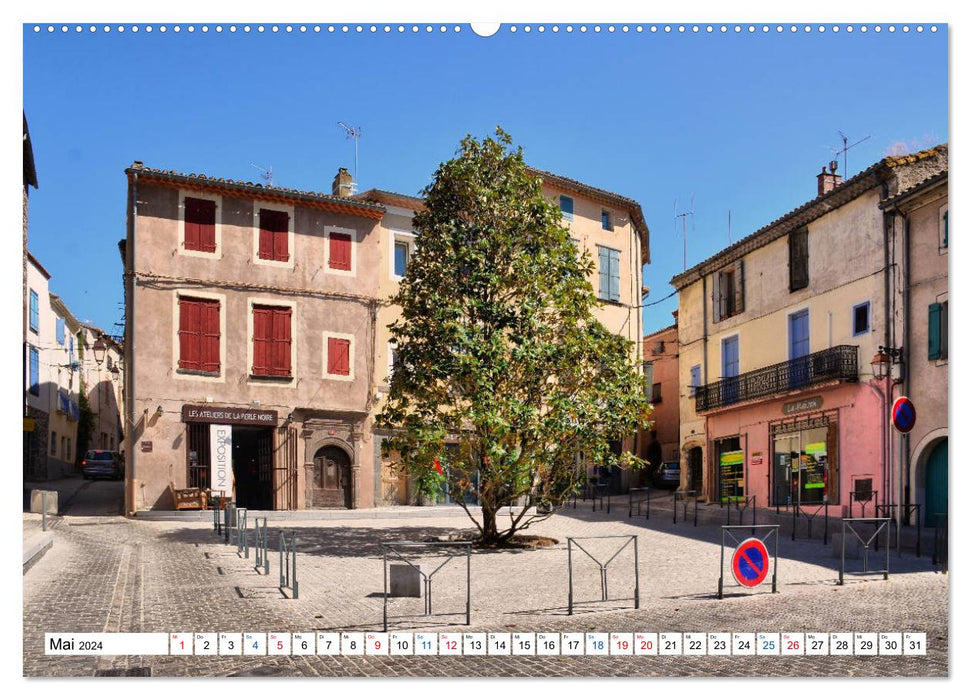 Agde - the black pearl of the Languedoc (CALVENDO Premium Wall Calendar 2024) 