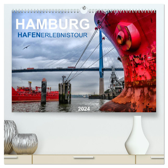 Hamburg Hafenerlebinstour (CALVENDO Premium Wandkalender 2024)