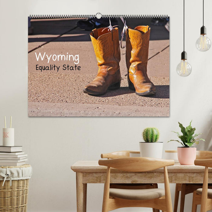 Wyoming Equality State (CALVENDO Wall Calendar 2024) 