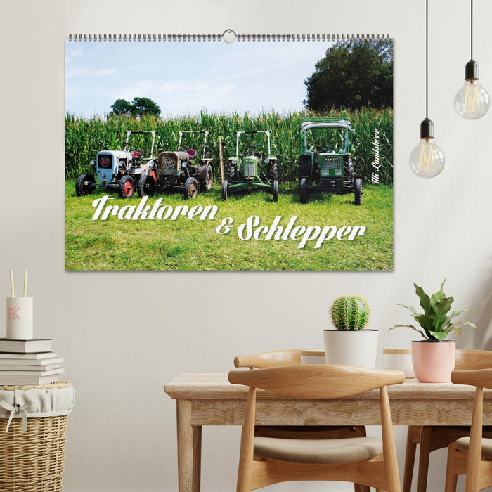 Traktoren und Schlepper (CALVENDO Wandkalender 2024)
