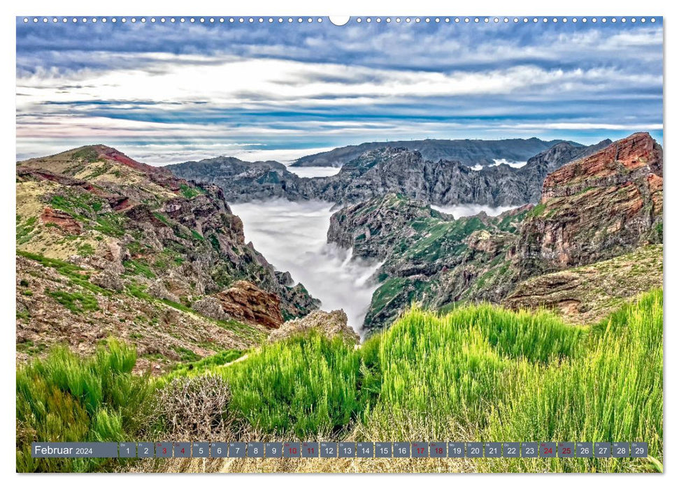 Madeira - Island magic in the Atlantic (CALVENDO Premium Wall Calendar 2024) 