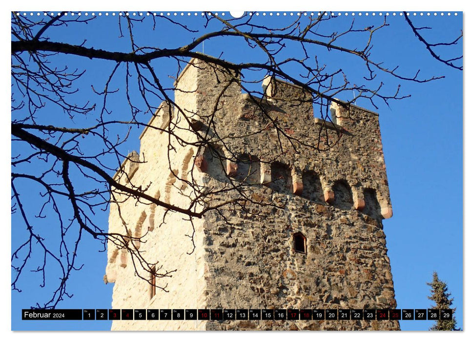Bensheim an der Bergstrasse worth seeing (CALVENDO Premium Wall Calendar 2024) 