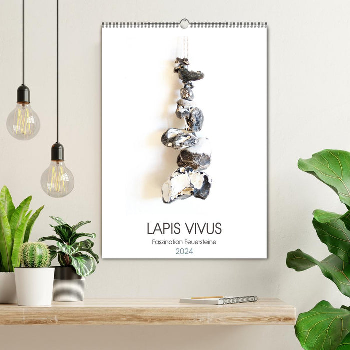 Lapis Vivus - Fascination with Flintstones (CALVENDO Wall Calendar 2024) 