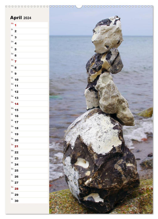 Lapis Vivus - Fascination with Flintstones (CALVENDO Wall Calendar 2024) 