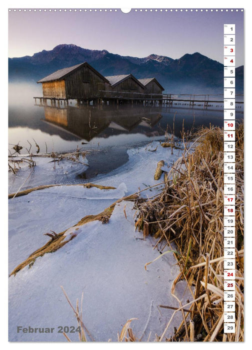 Beauté des lacs de montagne (Calendrier mural CALVENDO 2024) 