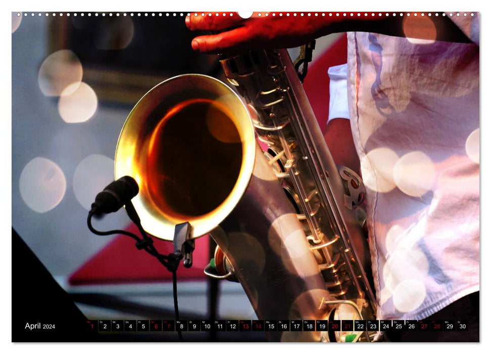 SAXOPHONE - on stage (CALVENDO wall calendar 2024) 