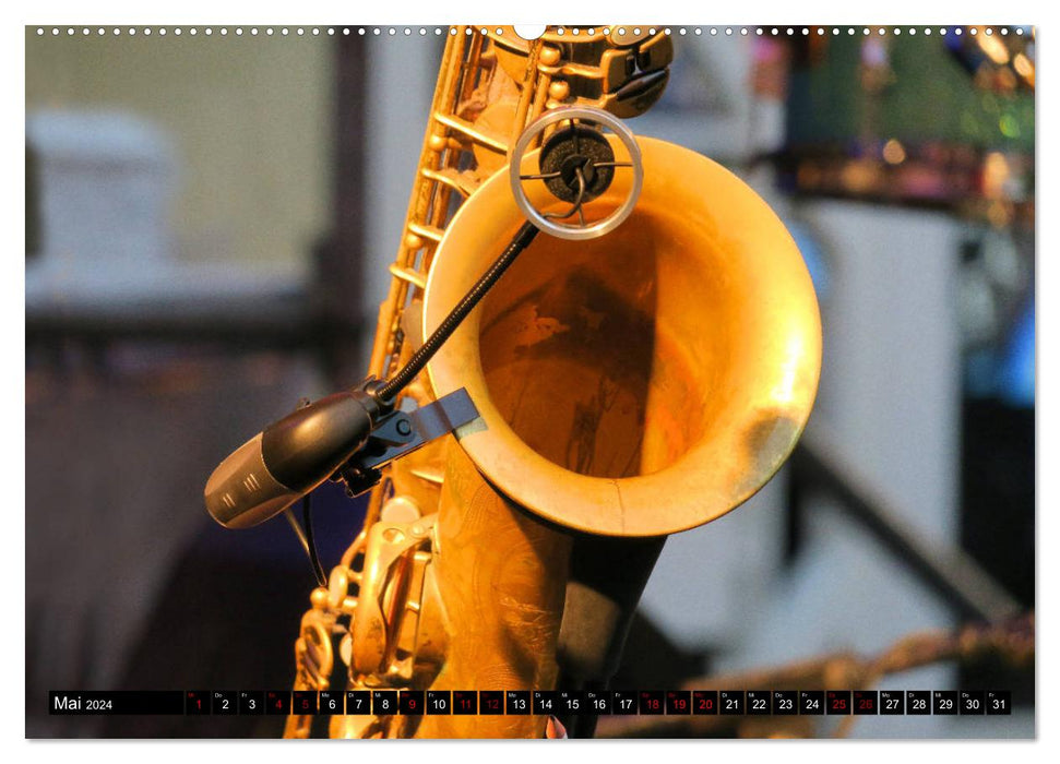 SAXOPHONE - on stage (CALVENDO wall calendar 2024) 