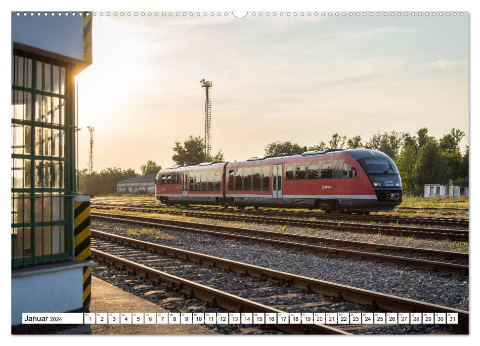 Eisenbahn in Ungarn (CALVENDO Wandkalender 2024)