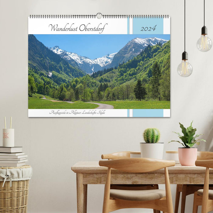 Wanderlust Oberstdorf 2024 (CALVENDO Wandkalender 2024)