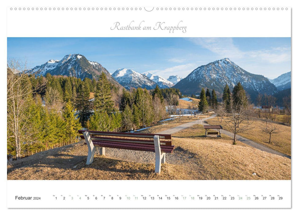 Wanderlust Oberstdorf 2024 (CALVENDO Wandkalender 2024)