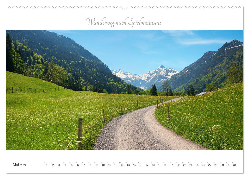Wanderlust Oberstdorf 2024 (CALVENDO Wandkalender 2024)