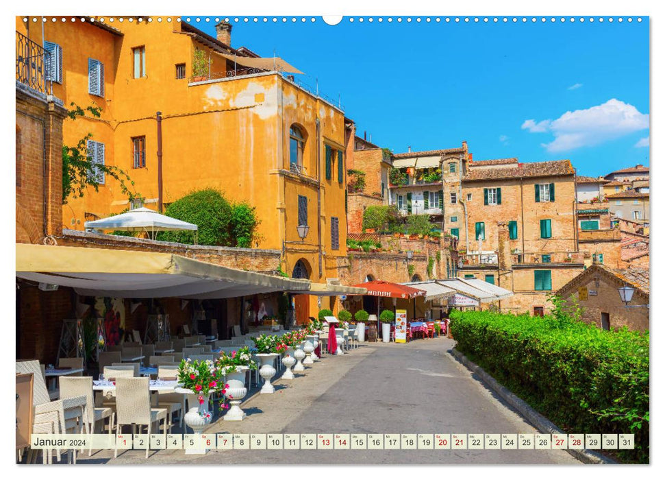 Impressionen aus Siena (CALVENDO Premium Wandkalender 2024)