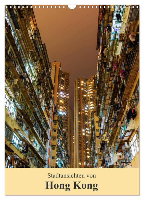 City views of Hong Kong (CALVENDO wall calendar 2024) 