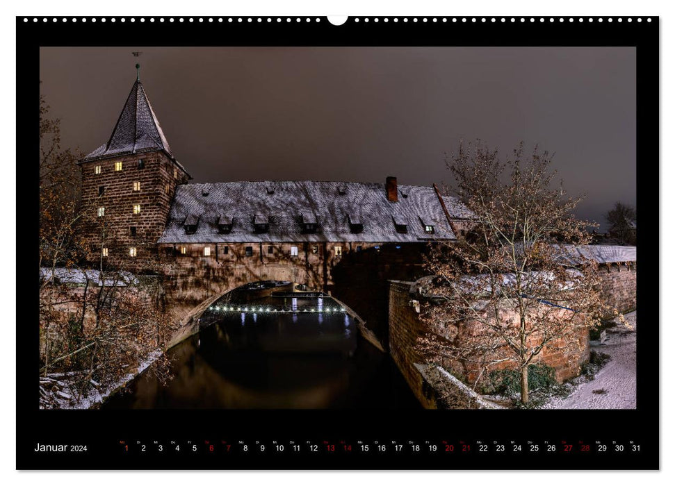 Historisches Nürnberg (CALVENDO Wandkalender 2024)