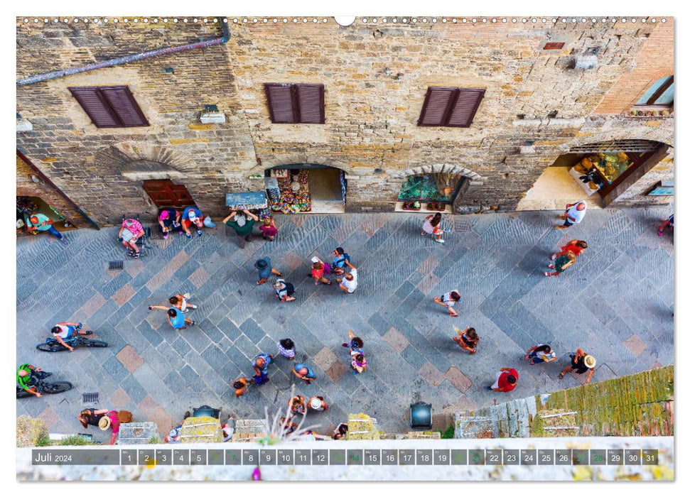 San Gimignano, die Stadt der Türme (CALVENDO Premium Wandkalender 2024)