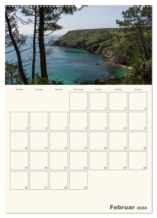 Summer days in Brittany (CALVENDO Premium Wall Calendar 2024) 