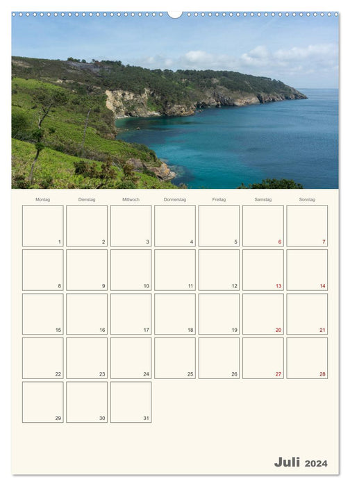 Summer days in Brittany (CALVENDO Premium Wall Calendar 2024) 