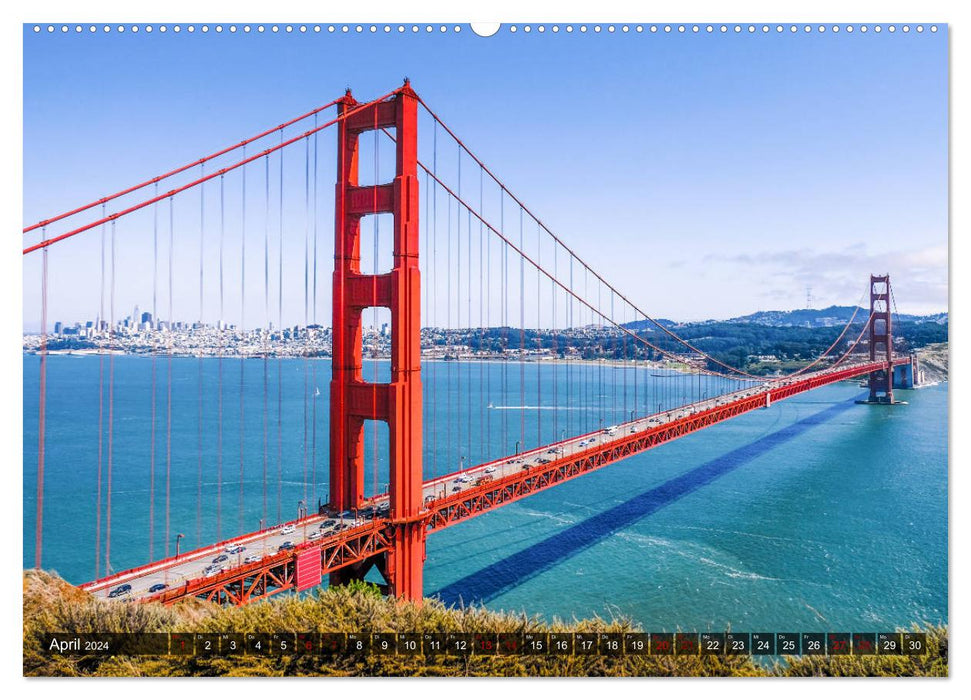 Weltbekannte Brücken (CALVENDO Premium Wandkalender 2024)