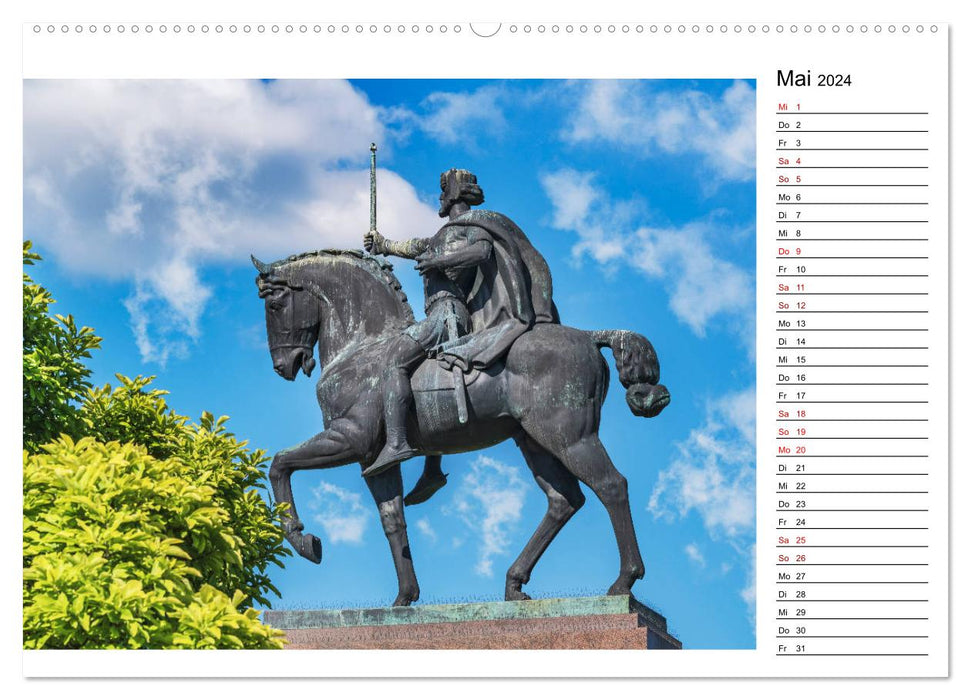 Ein Wochenende in Zagreb (CALVENDO Premium Wandkalender 2024)