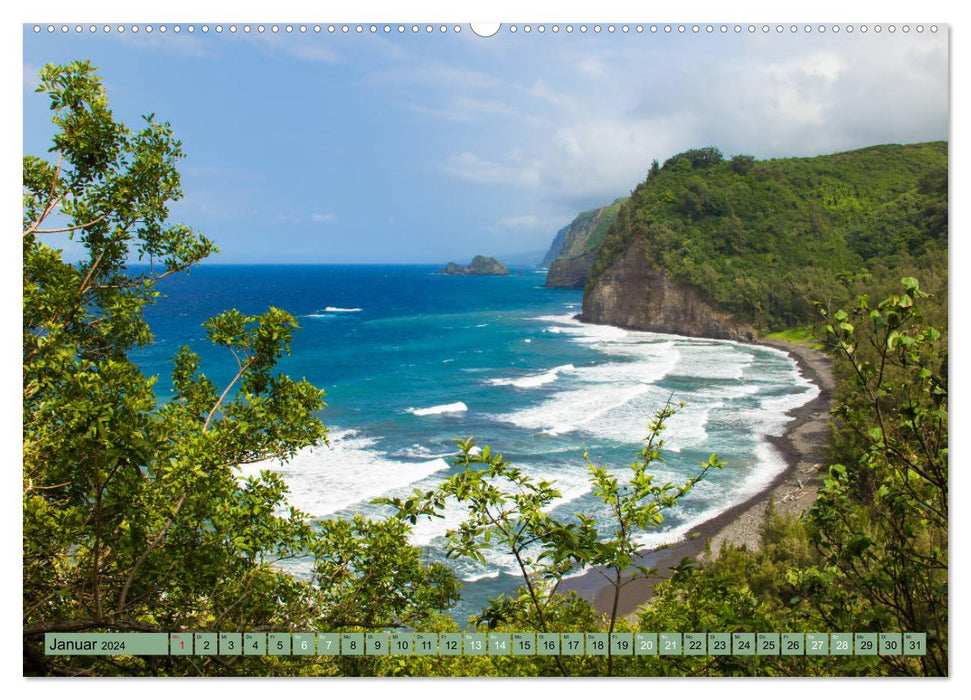 Big Island - Reise in eine unvergessliche Welt (CALVENDO Premium Wandkalender 2024)