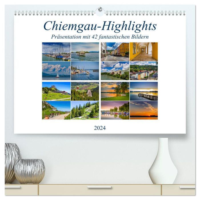 Chiemgau-Highlights (CALVENDO Premium Wandkalender 2024)