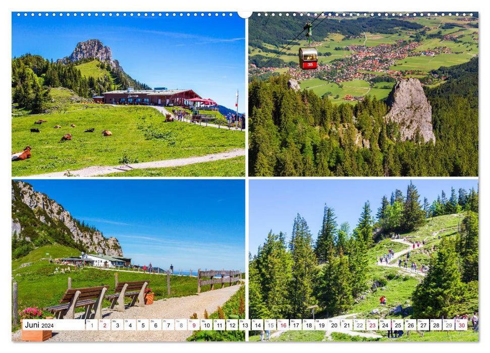 Chiemgau-Highlights (CALVENDO Premium Wandkalender 2024)