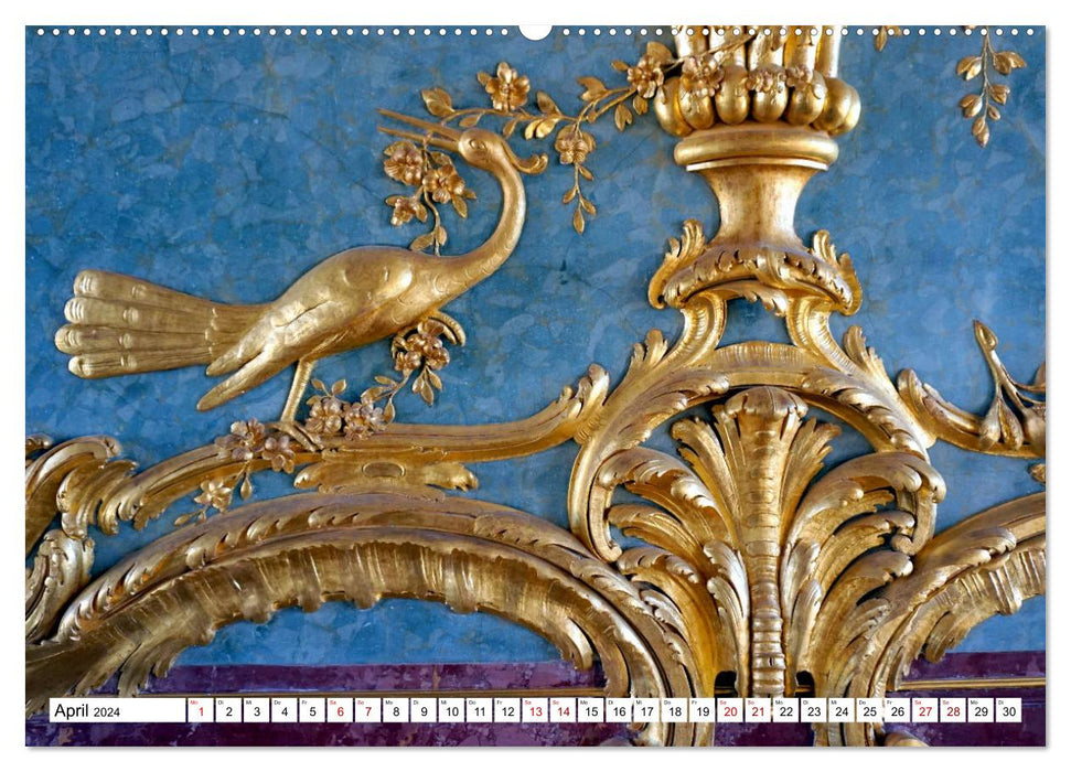 Ruhenthal Dream Castle - The Versailles of the Baltics (CALVENDO Wall Calendar 2024) 