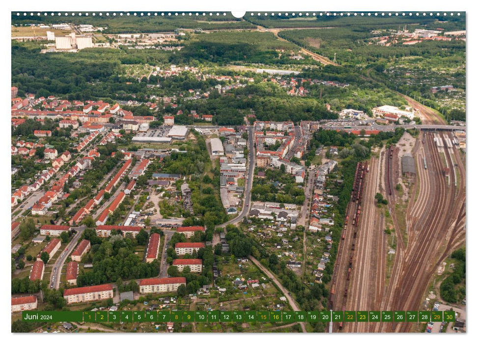 Eberswalde in Luftbildern (CALVENDO Wandkalender 2024)