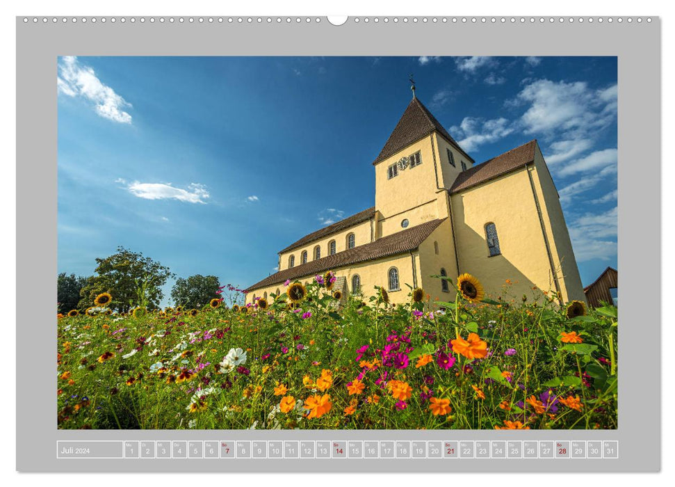 Insel Reichenau - Größte Insel im Bodensee (CALVENDO Premium Wandkalender 2024)